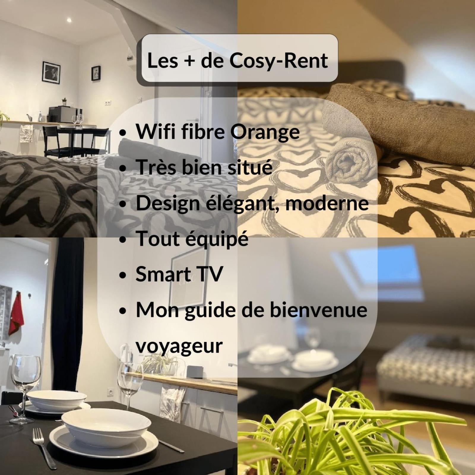 Vakantiehuis Cosy Rent Studio 1tv - Wifi Proche Gare Straatsburg